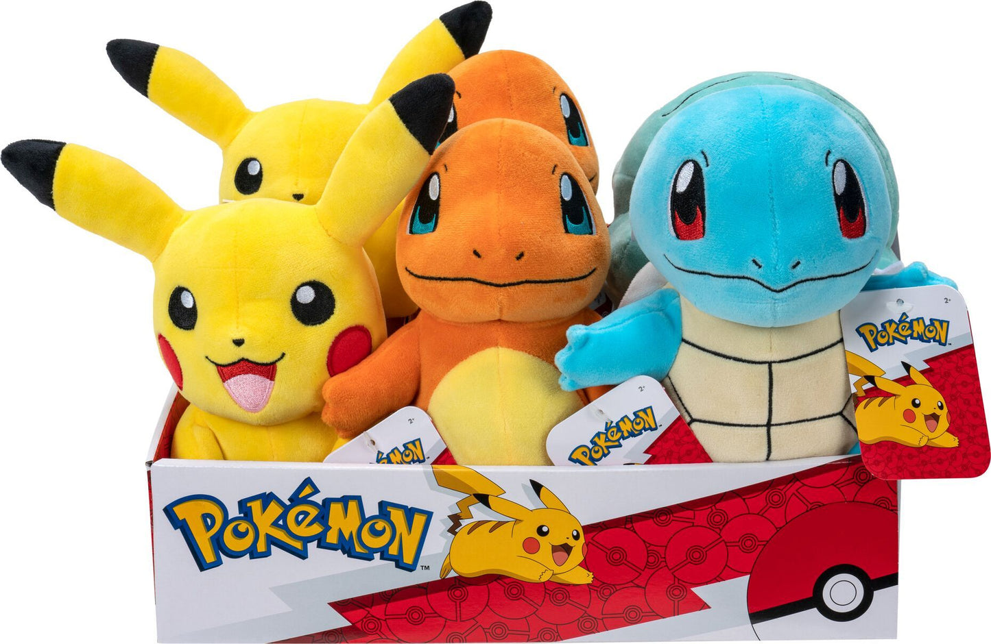 Pokémon 20cm Plüsch im Thekendisplay sortiert, Kanto First Edition