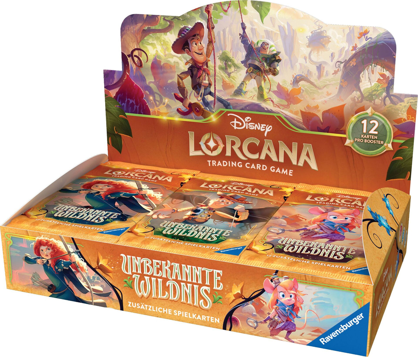 Disney Lorcana - Unbekannte Wildnis - Booster Display (24 boosters) - DE