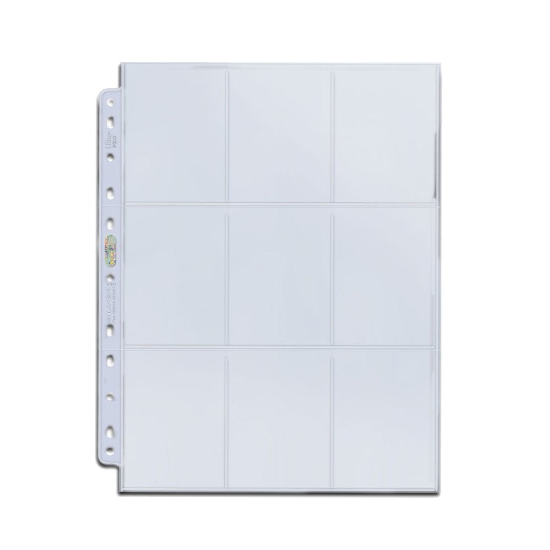 Ultra Pro - 9-Pocket Silver Series Pages: Standard Size (50 Seiten)