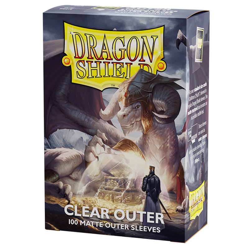 Dragon Shield - Standard Outer Sleeves: Clear (100 Sleeves)