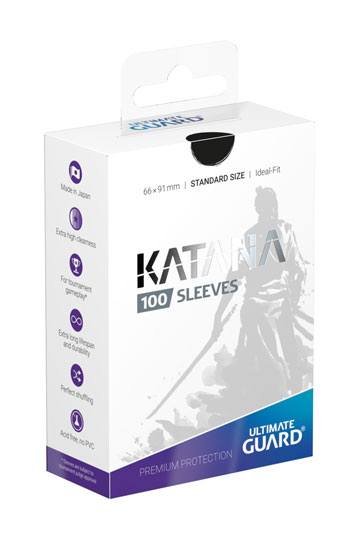 Ultimate Guard - Katana Sleeves - Standard Size - Black (100 Sleeves)