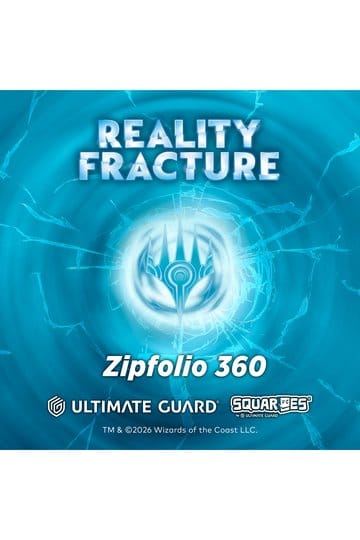 Ultimate Guard - Zipfolio 360x 9-Pocket Xenoskin - Magic - Reality Fracture - Red Mythic/Blue Mythic