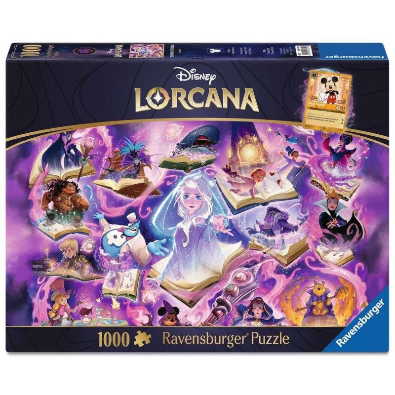 Disney Lorcana - Ravensburger Puzzle: Glimmers of the Realm: Amethyst - 1000 Teile