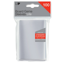 Ultra Pro - Lite Standard European Board Game Sleeves - 59mm x 92mm (100 Sleeves)