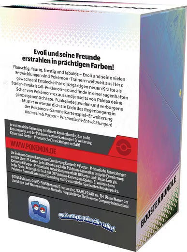 Pokémon - Karmesin & Purpur - Prismatische Entwicklung - Booster Bundle - DE