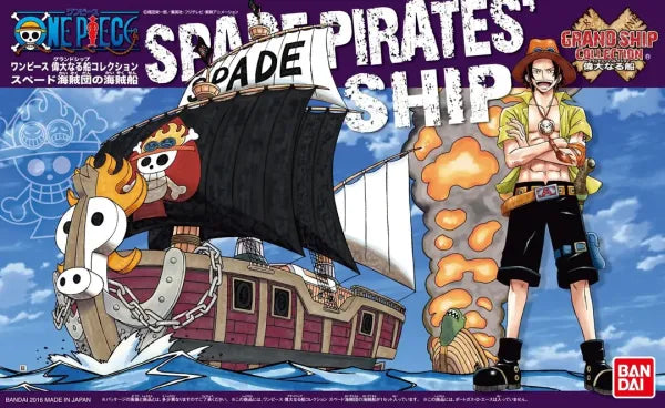 One Piece - Spade Pirates Ship - Grand Ship Collection Model Kit