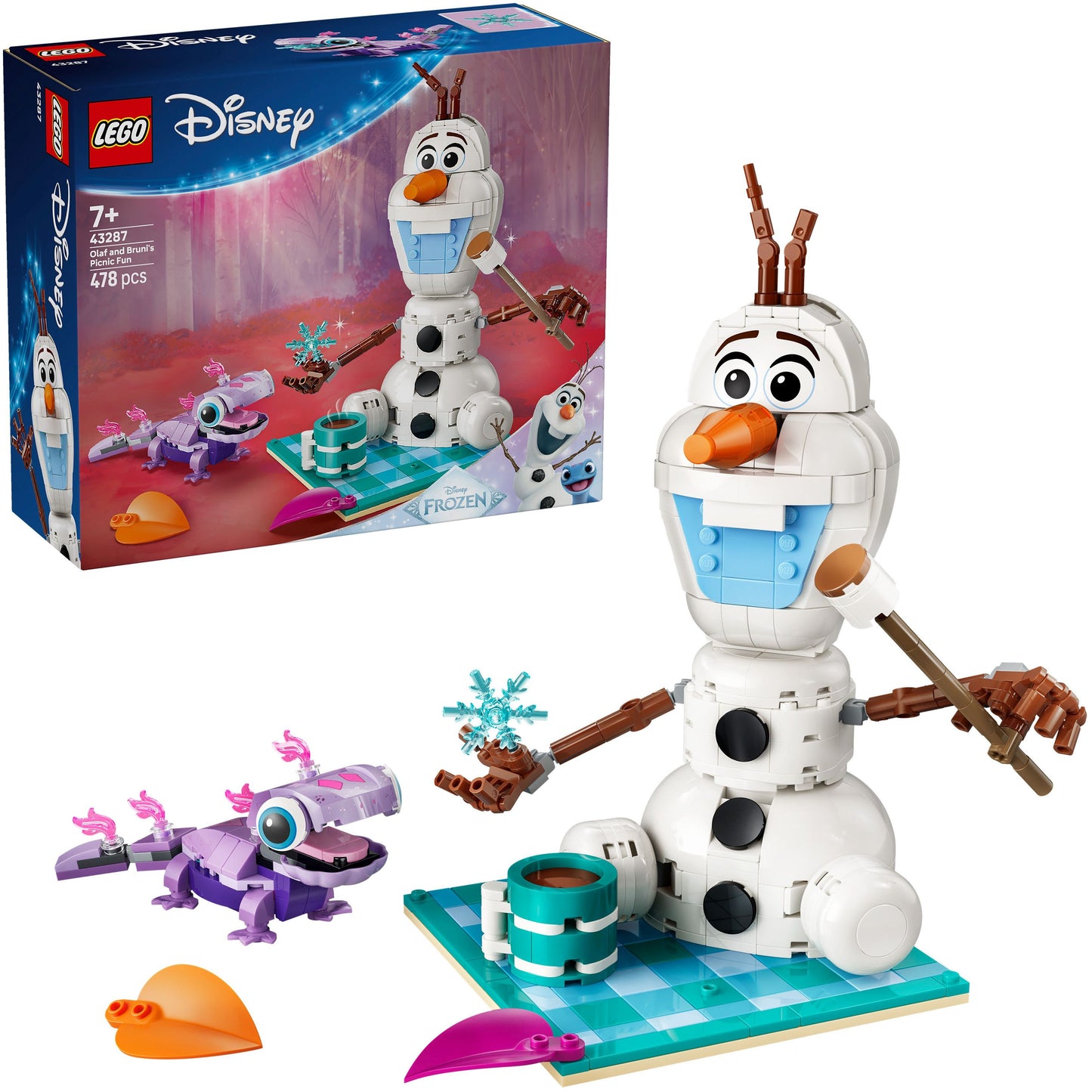 LEGO® - Disney Princess 43287 - Picknickspaß mit Olaf und Bruni