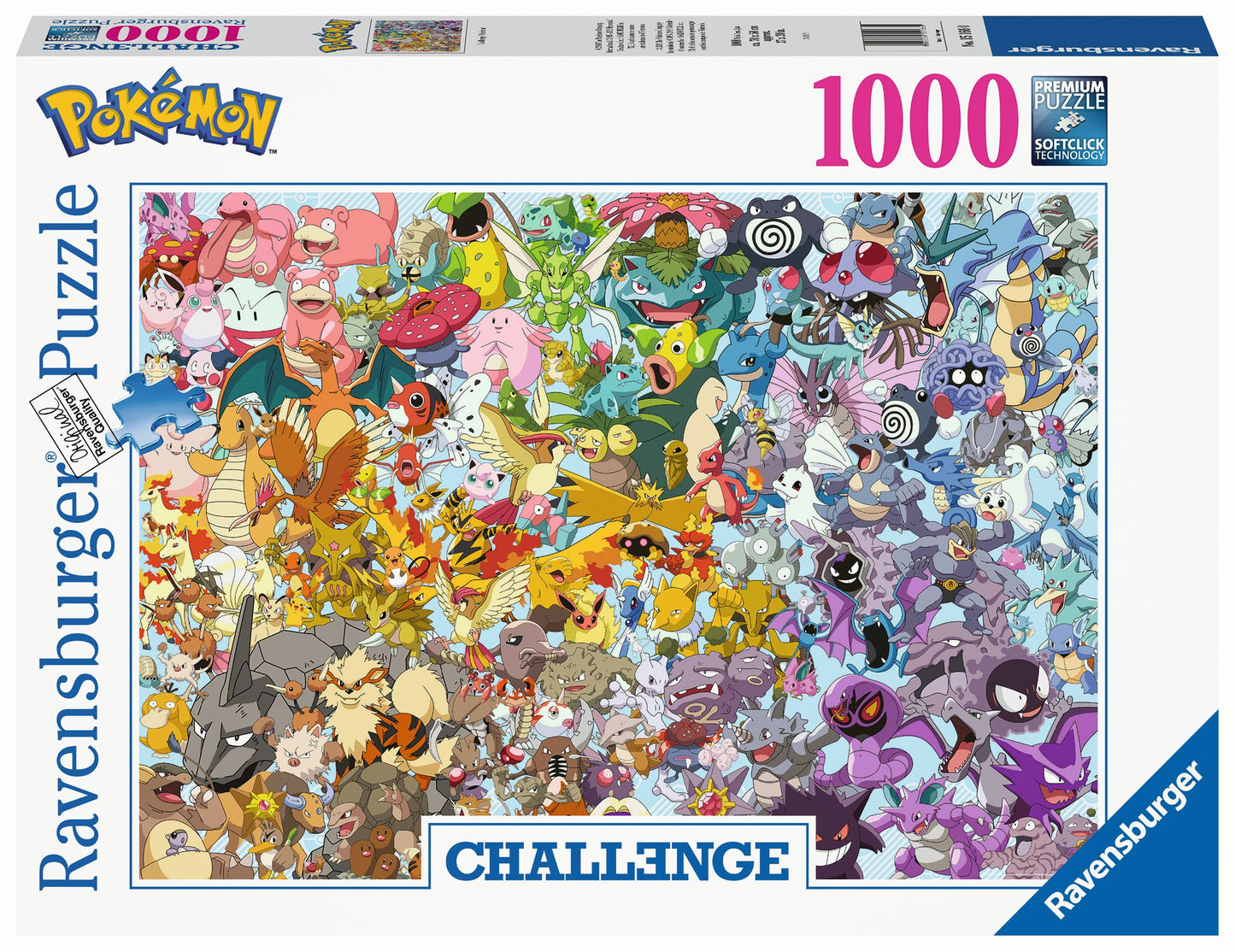 Pokémon - Ravensburger Puzzle Challenge - 1000 Teile
