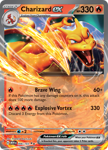 Charizard ex 151 6/165