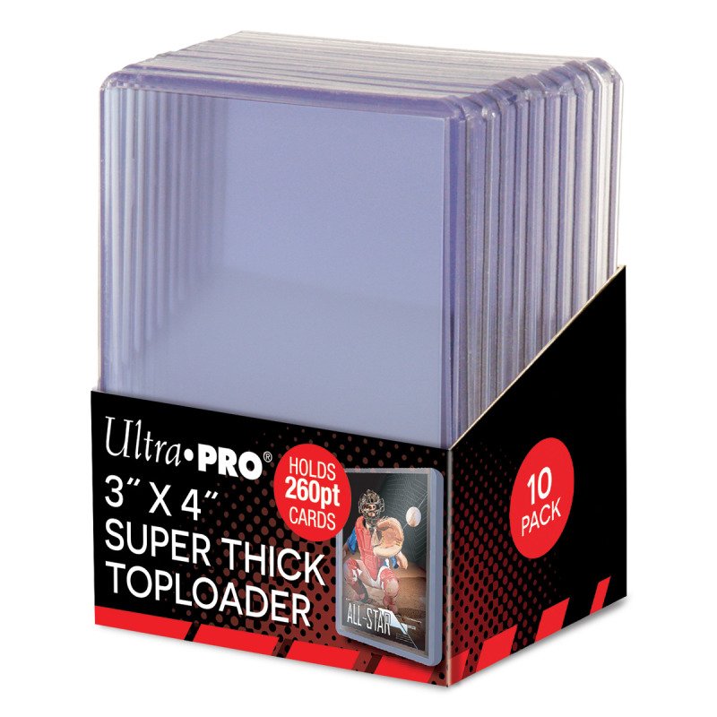 Ultra Pro - 3"x4" Super Thick Toploader 260PT (10 Stk)