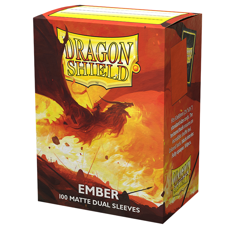 Dragon Shield - Standard Dual Sleeves: Ember [Matte] (100 Sleeves)