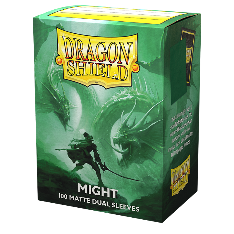Dragon Shield - Standard Dual Sleeves: Might [Matte] (100 Sleeves)