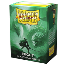 Dragon Shield - Standard Dual Sleeves: Might [Matte] (100 Sleeves)