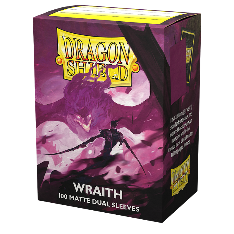 Dragon Shield - Standard Dual Sleeves: Wraith [Matte] (100 Sleeves)