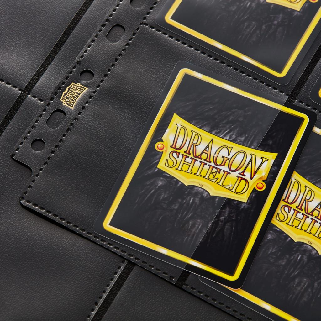 Dragon Shield - Binder Pages - 18 Pockets - Black - 50 Stk