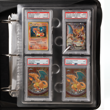Gemloader Graded Card Binder mit PSA Slabs gefüllt