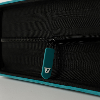 Gemloader Graded Card Binder Turquoise geöffnet