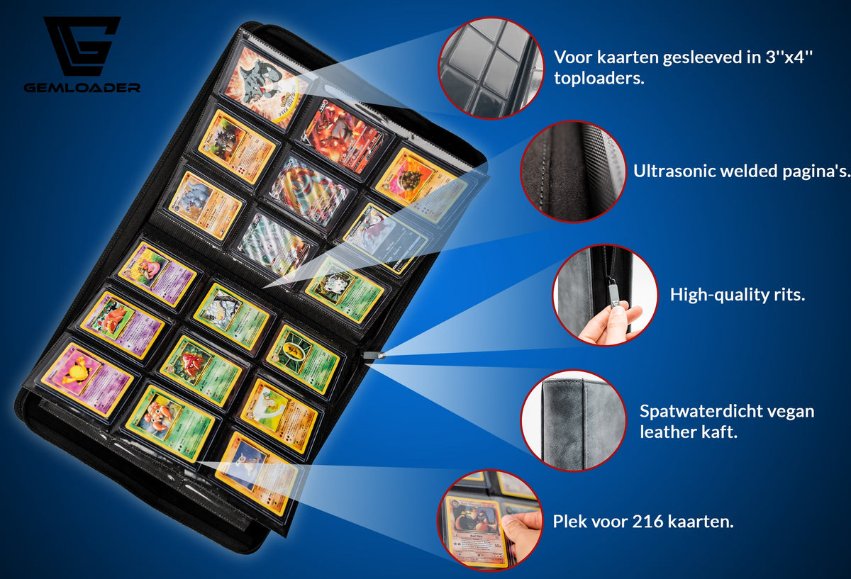 Gemloader Toploader Binder Features Übersicht