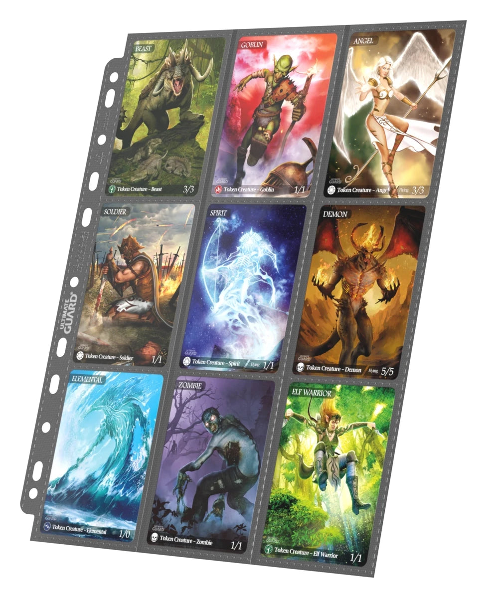 Ultimate Guard - 18-Pocket Pages - Sideloading - Grey (10)