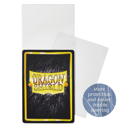 Dragon Shield - Standard Perfect Fit Thick Inner Sleeves: Clear (100 Sleeves)