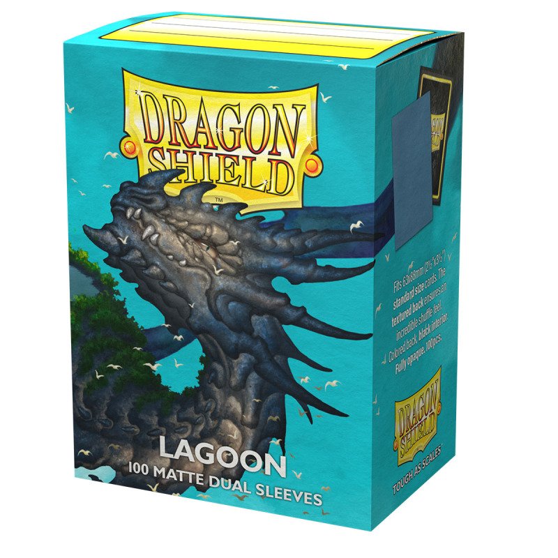 Dragon Shield - Standard Dual Sleeves: Lagoon [Matte] (100 Sleeves)