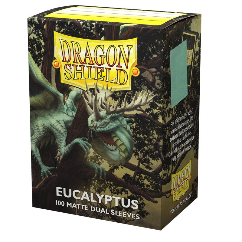 Dragon Shield - Standard Dual Sleeves: Eucalyptus [Matte] (100 Sleeves)