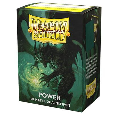 Dragon Shield - Standard Dual Sleeves: Power [Matte] (100 Sleeves)