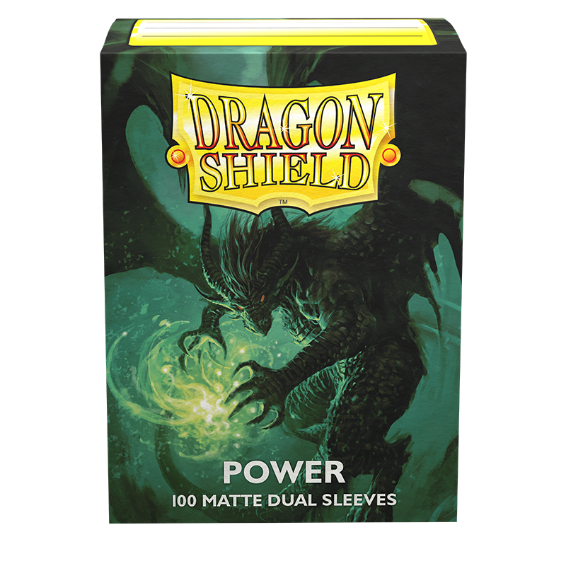 Dragon Shield - Standard Dual Sleeves: Power [Matte] (100 Sleeves)