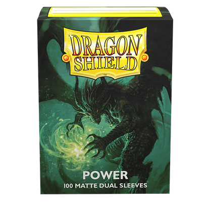 Dragon Shield - Standard Dual Sleeves: Power [Matte] (100 Sleeves)