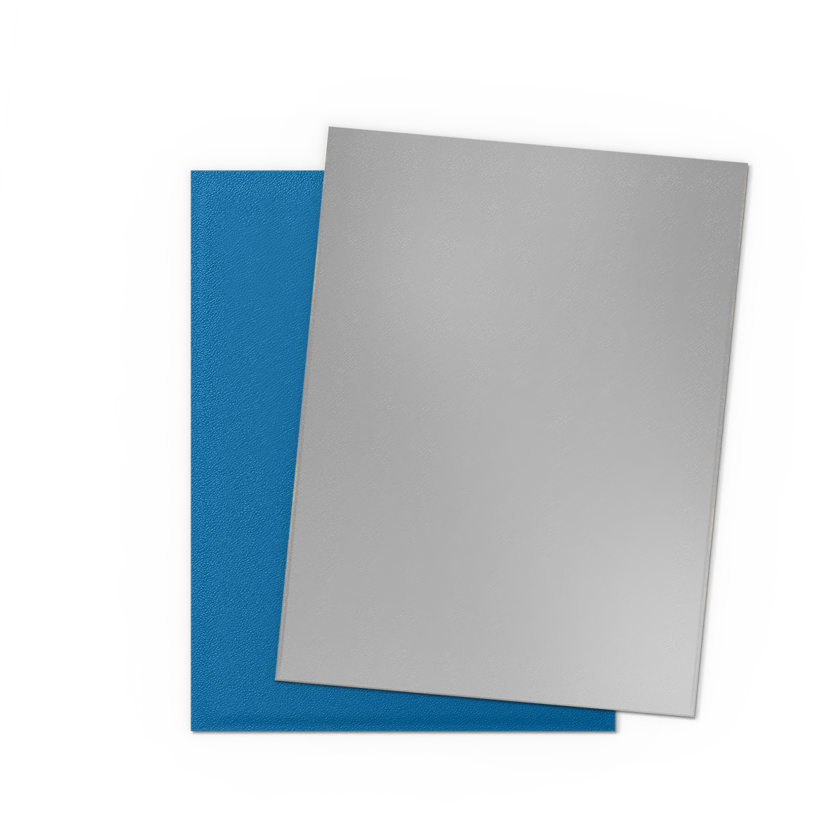 Dragon Shield - Standard Dual Sleeves: Cobalt & Silver [Matte] (100 Sleeves)