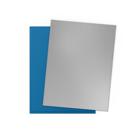 Dragon Shield - Standard Dual Sleeves: Cobalt & Silver [Matte] (100 Sleeves)
