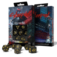 Q Workshop - Cyberpunk Red Wet Work 7pc RPG Würfelset