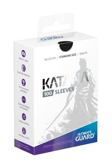 Ultimate Guard - Katana Sleeves - Standard Size - Black (100 Sleeves)