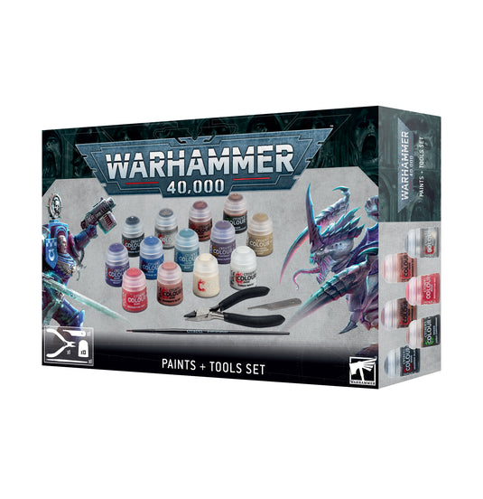 GW - Warhammer 40K: Paints + Tools Set