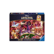 Disney Lorcana - Ravensburger Puzzle: Glimmers of the Realm: Ruby - 1000 Teile