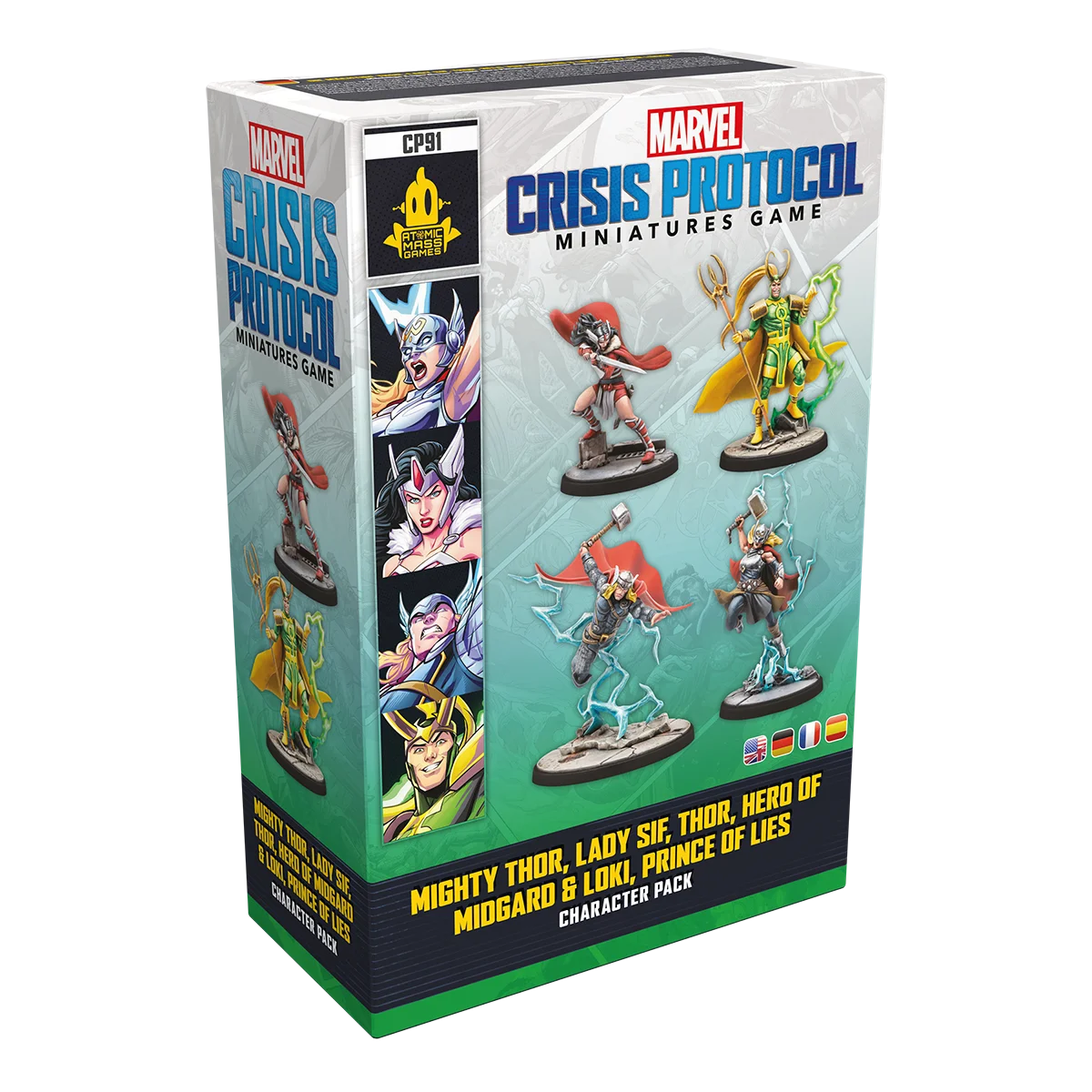 Marvel: Crisis Protocol – Mighty Thor, Lady Sif, Thor, Hero of Midgard & Loki, Prince of Lies