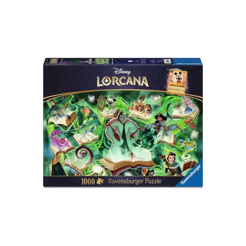 Disney Lorcana - Ravensburger Puzzle: Glimmers of the Realm: Emerald - 1000 Teile