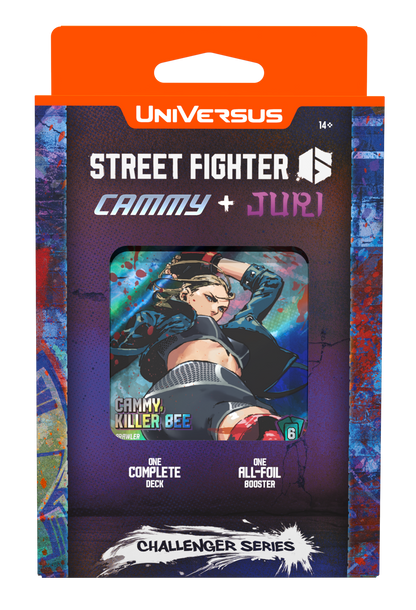 Universus - Street Fighter 6 Challenger Series #2 Assorted Deck Display (4 Decks) - EN