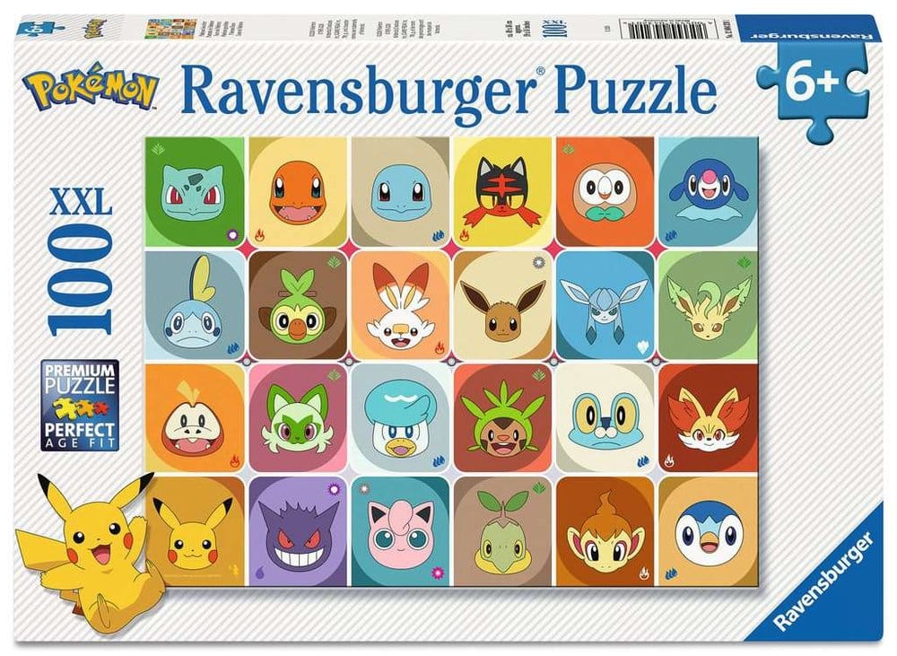 Pokémon - Ravensburger Puzzle - 100 Teile XXL